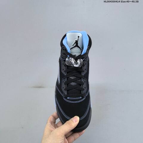 Jordan Air Jordan 5 Retro Black University Blue EU 40-48 5 Basketball - Men's (BS-66192)