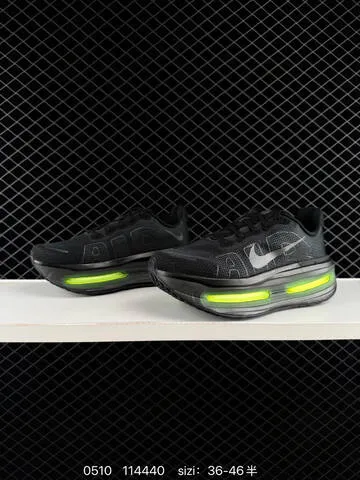 Nike Vomero Premium ReactX Air Zoom Black Neon Green Grey EU 36-46 Running - Unisex BS-71559