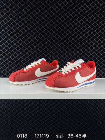 Nike Classic Cortez Nylon Red White EU 36-45 5 Casual - Unisex (BS-73094)