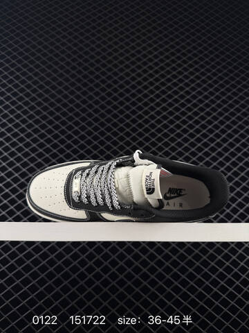 Nike Air Force 1 07 Black White EU 36-45 Casual - Unisex (BS-73024)