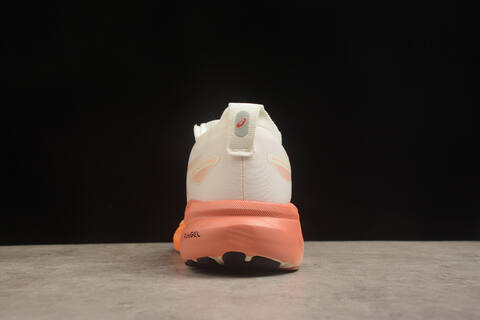 ASICS Gel Kayano 31 White Coral Orange Black Running Shoe Running Sneakers (BS-59581)