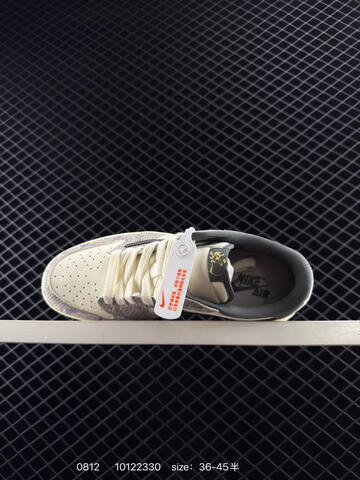 Jordan Air Jordan 1 Low Sail Beige Dark Green Off White EU 36-45 Sneaker - Unisex (BS-80928)