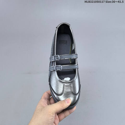Onitsuka Tiger MEXICO TGRS 3 Metallic Silver Gray EU 36-41 5 Sneaker Casual Sneakers - Unisex (BS-69058)