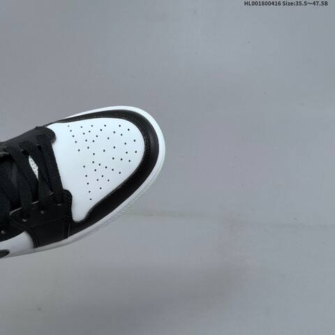 Jordan Air Jordan 1 Low SE Supernova Black White With Iridescent Pastel Green And Pink 35 5-47 5 Lifestyle - Unisex (BS-66168)