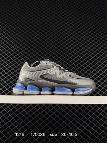 New Balance 2000 Grey Black Blue Silver EU 36-46 5 Running Shoe Unisex BS-82481