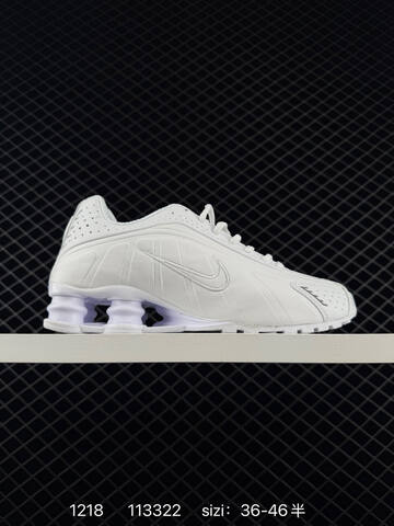 Nike Shox R4 Multiple Colorways Shown Triple Black Triple White Silver Black With Blue Shox EU 36-46 5 Casual - Unisex (BS-73604)