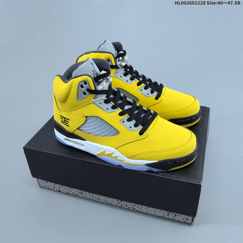 Jordan Air Jordan 5 Retro Tokyo 23 Yellow Multi EU 40-47 5 Basketball - Men's (BS-67210)