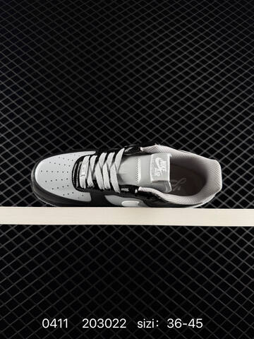 Nike Air Force 1 07 Black Wolf Grey White EU 36-45 Lifestyle - Unisex (BS-72165)
