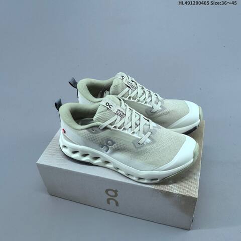 On Cloudsurfer Trail 2 Black White Gray Neon Yellow EU 36-45 Trail Shoe Trail Running Sneakers - Unisex (BS-69637)