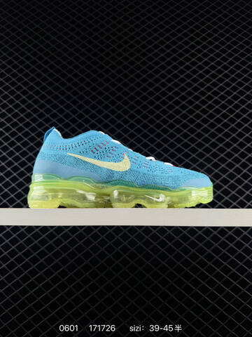 Nike Air Vapormax 2023 FK Black White Blue Neon Yellow EU 36-45 Running - Unisex BS-71060