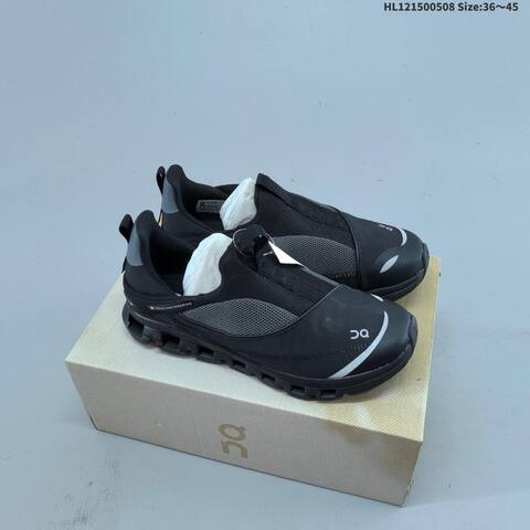 On Running Cloud X 4 Slip On Black White Or Lavender Purple EU 36 To 45 Running Shoe Running Sneakers - Unisex (BS-69573)