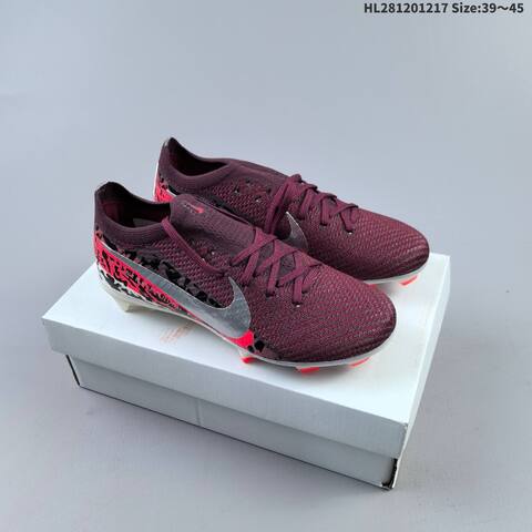 Nike Mercurial Vapor 16 Air Zoom Elite AG PRO FQ1457 601 Burgundy Silver Red White EU 39 45 Soccer Cleat EU 39-45 - Unisex BS-62614