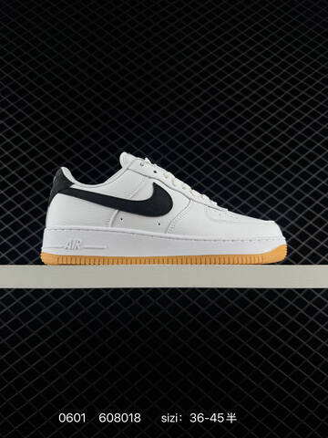 Nike Air Force 1 07 Low Black White Sail Light Blue Gum EU 36-45 Casual - Unisex (BS-71047)