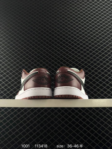 Jordan Air Jordan 1 Low HF3148 106 White Dark Red Black EU 36-46 Sneaker - Unisex BS-80593