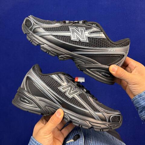 New Balance 740 U740BM2 Black Silver USA 8 UK 7 5 EUR 41 5 Running Shoe - Men's (BS-87089)