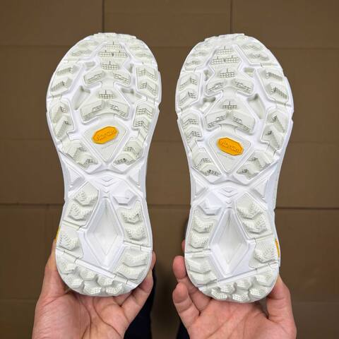 HOKA ONE ONE Mafate Speed 4 LITE 2 Satisfy 1157050 BONE Bone White Silver Trail Shoe Trail Running Sneakers (BS-86940)