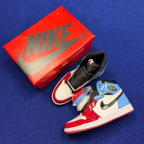 Jordan Air Jordan 1 High OG Fearless CK5666-100 White Black University Blue Red US 9 UK 8 EUR 42 5 Basketball Shoe - Men's (BS-87158)