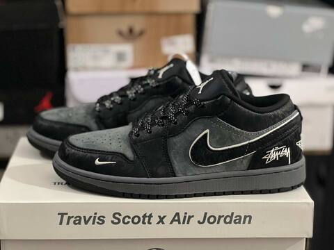Jordan Air Jordan 1 Low LD8888 015 Black Grey US 8 UK 7 BR 39 5 EUR 41 26 Cm Sneaker - Unisex (BS-87163)