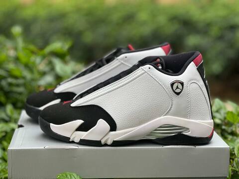 Jordan Air Jordan 14 Retro 487471-160 White Red Black EUR 43 Basketball Shoe - Men's (BS-87329)