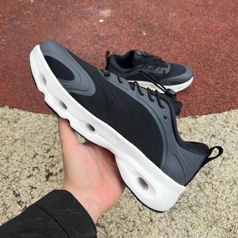 LOEWE x On Cloudsolo 3MF30660299 Black Dark Gray White US 8 5 EU 42 UK 8 JP 26 5 Running Shoe Running Sneakers - Men's (BS-86768)