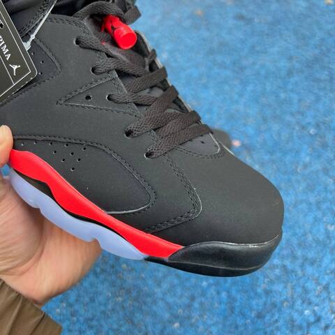 Jordan Air Jordan 6 Retro CT8529 001 Black Light Crimson EU 43 Basketball Shoe - Men's (BS-87306)
