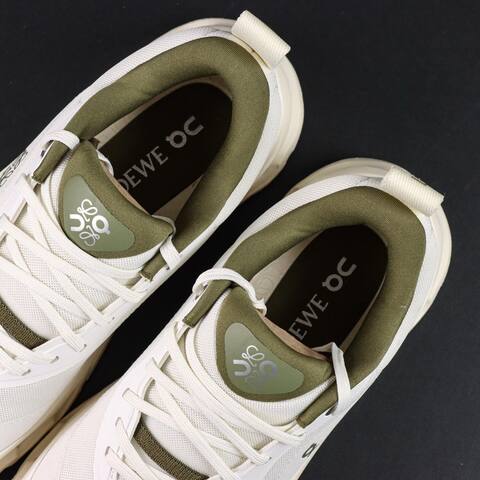 LOEWE x On Cloudtilt 2 0 White Olive Cream Gum Running Shoe Running Sneakers (BS-87060)