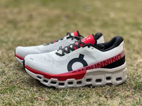 On Cloudmonster 2 3ME10122906 Ivory Silver Red Black US 8 EU 41 UK 7 5 JP 26 Running Shoe Running Sneakers - Men s BS-86985