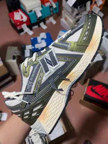 New Balance 1906 U1906ANC White Dark Grey Olive Cream USA 11 UK 10 5 EUR 45 Sneaker - Men's (BS-87119)