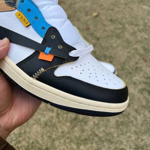 Jordan Air Jordan 1 Low OG SP XZ6868 006 White Blue EU 42 Sneaker - Men's (BS-87225)