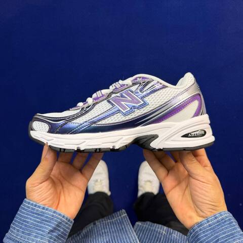 New Balance 740 U740CG2 White Purple Silver Black USA 6 5 UK 6 EUR 39 5 Training Shoe - Women's (BS-87093)