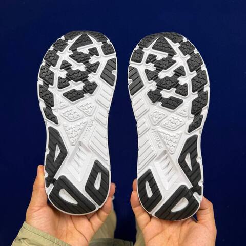 HOKA ONE ONE Arahi 7 White Blue Black Grey Running Shoe Running Sneakers (BS-86830)