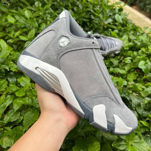 Jordan Air Jordan 14 Retro SE FJ3460 012 Flint Grey Stealth White US 9 5 UK 8 5 EUR 43 Basketball Shoe - Men's (BS-87330)