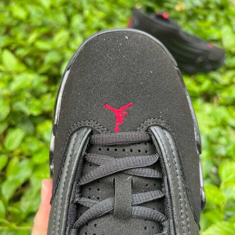 Jordan Air Jordan 14 Retro 487471 003 Black Varsity Red EU 43 Basketball Shoe - Men's (BS-87332)