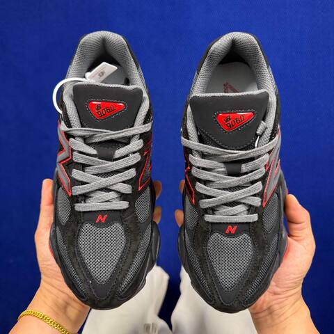 New Balance 9060 GC9060JR Black Grey Red EU 36-47 5 Sneaker - Unisex (BS-87080)