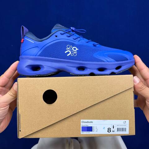 LOEWE x On Running Cloudsolo 3MF30660666 Royal Blue Purple Dark Blue US 8 EU 41 UK 7 5 JP 26 Running Shoe Running Sneakers - Men s BS-86750