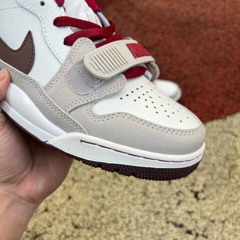 Jordan Air Jordan Legacy 312 Low IQ9783 121 White Beige Red Brown EU 41 Sneaker - Men's (BS-87352)