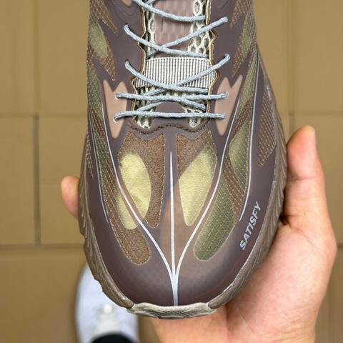 HOKA Mafate Speed 4 LITE Satisfy Dark Brown Olive Grey Light Blue Trail Shoe Trail Running Sneakers (BS-86935)