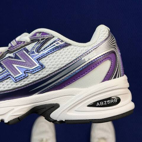 New Balance 740 U740CG2 White Purple Silver Black USA 6 5 UK 6 EUR 39 5 Training Shoe - Women's (BS-87093)