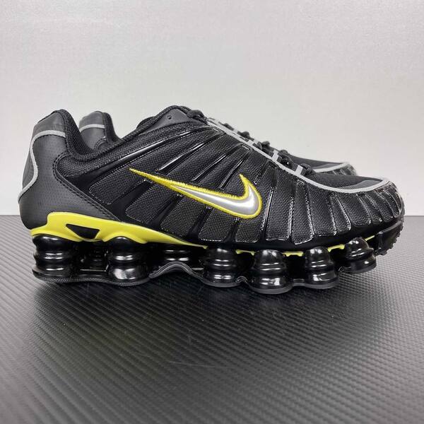 Nike Shox TL black/gray with yellow accents running
