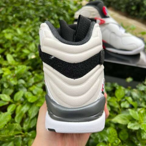 Jordan Air Jordan 8 Retro 305381 100 White Black True Red US 9 5 UK 8 5 BR 41 EUR 43 27 5 Cm Basketball Shoe - Men's (BS-87313)