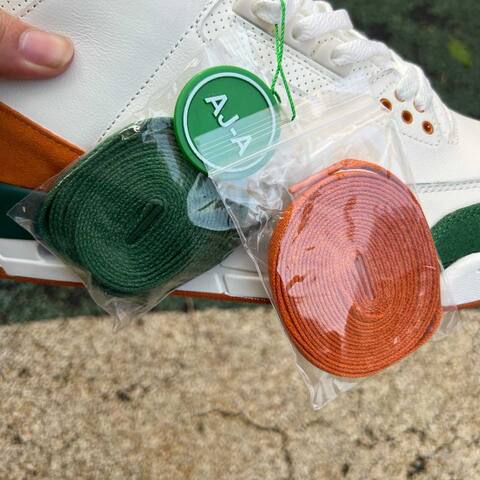 Jordan Air Jordan 3 Retro OG SP SoleFly Miami IF4491100 Sail Gorge Green Orange US 13 UK 12 BR 46 EUR 47 5 Cm 31 Basketball Shoe - Unisex (BS-87349)