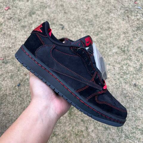 Jordan Air Jordan 1 Low OG SP DM7866 003 Black Red EU 40 Sneaker - Men's (BS-87208)