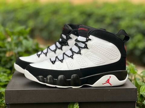 Jordan Air Jordan 9 Retro 302370-112 White True Red Black EU 43 Basketball Shoe - Men's (BS-86740)