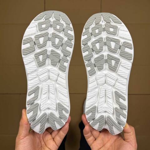 HOKA Kawana Light Grey White Running Shoe Running Sneakers (BS-86898)