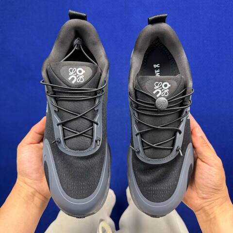 LOEWE On Running Cloudventure 2 0 Black Dark Gray Running Shoe Running Sneakers (BS-86753)