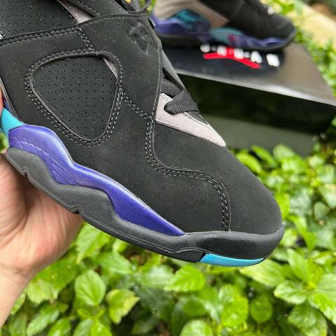 Jordan Air Jordan 8 Retro 305381-006 Black Red Grey Blue EUR 43 Basketball Shoe - Men's (BS-87311)