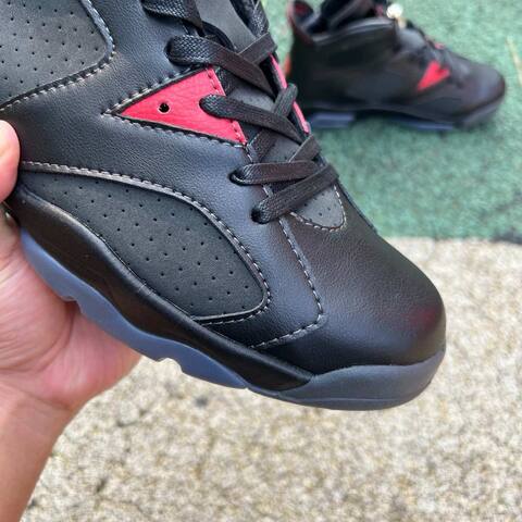 Jordan Air Jordan 6 Retro PRM II6558 001 Off Noir Pocante Red US 9 5 UK 8 5 BR 41 Cm 27 5 Basketball Shoe - Men's (BS-87297)