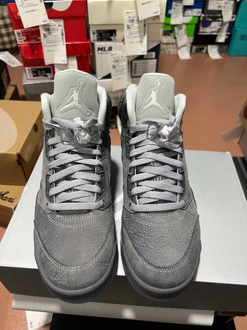 Jordan Air Jordan 5 Retro DD0587 002 Light Graphite White Wolf Grey EU 41 Basketball Shoe - Men's (BS-87290)