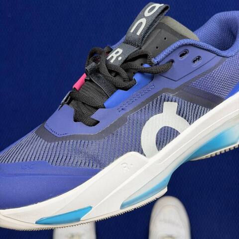 On The Roger Pro White Pink Blue Tennis Shoe Casual Sneakers (BS-86754)