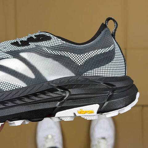 HOKA Mafate Speed 4 LITE Black White Trail Shoe Trail Running Sneakers (BS-86939)